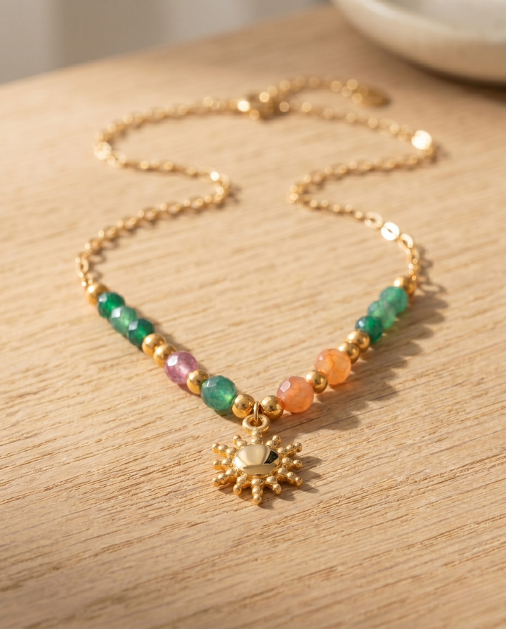Olivia Sydney - Golden Sun Necklace