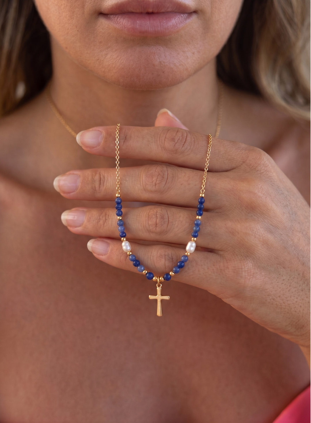 Olivia Sydney - Colorful Cross Necklace