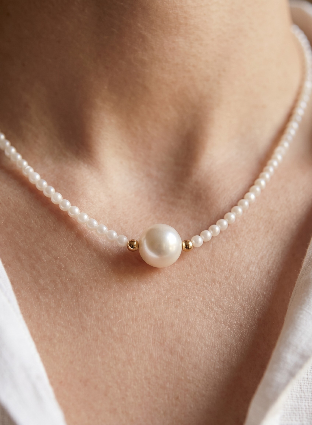 Olivia Sydney - Central Pearl Necklace