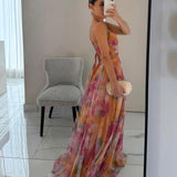 Bella - Elegantna Cvjetna Maxi Haljina