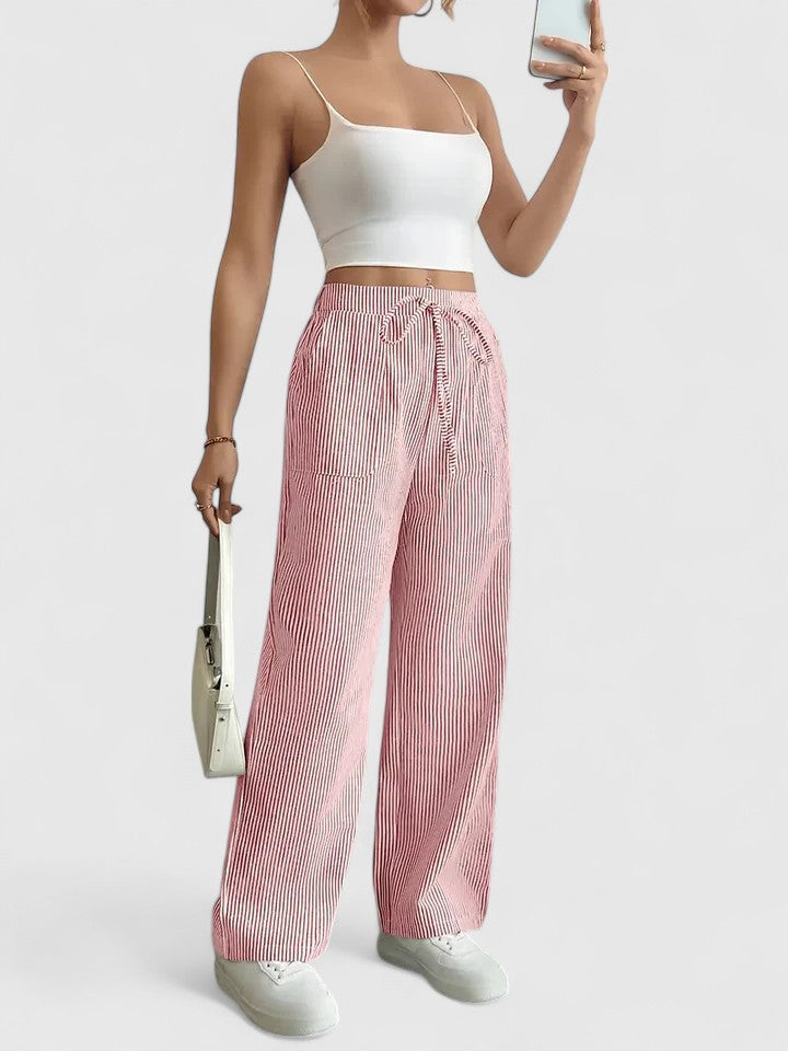 Olivia Sydney - Comfortable Wide-Leg Pants with Elegant Details