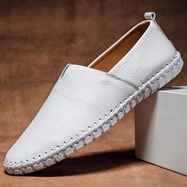 Olivia Sydney - Hand-Stitched Leather Loafers