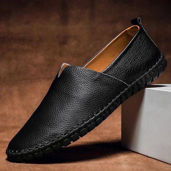 Olivia Sydney - Hand-Stitched Leather Loafers