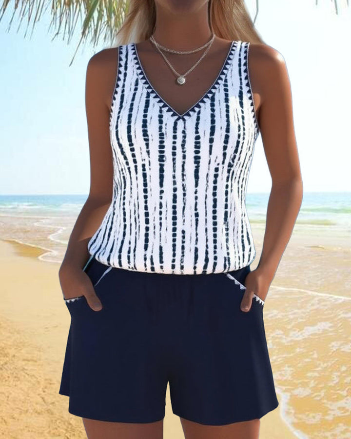 Olivia Sydney - Casual Style Tankini Set