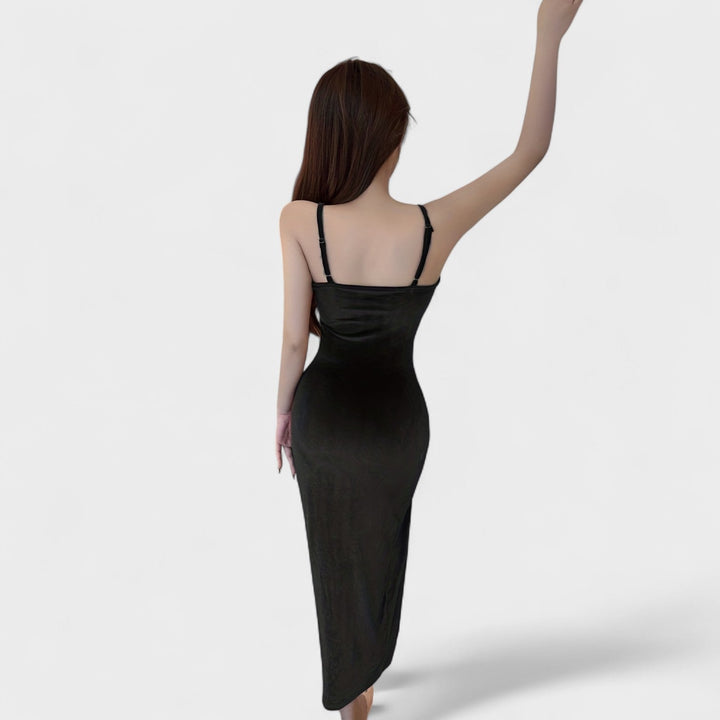 Olivia Sydney - Velvet Dress with Slit