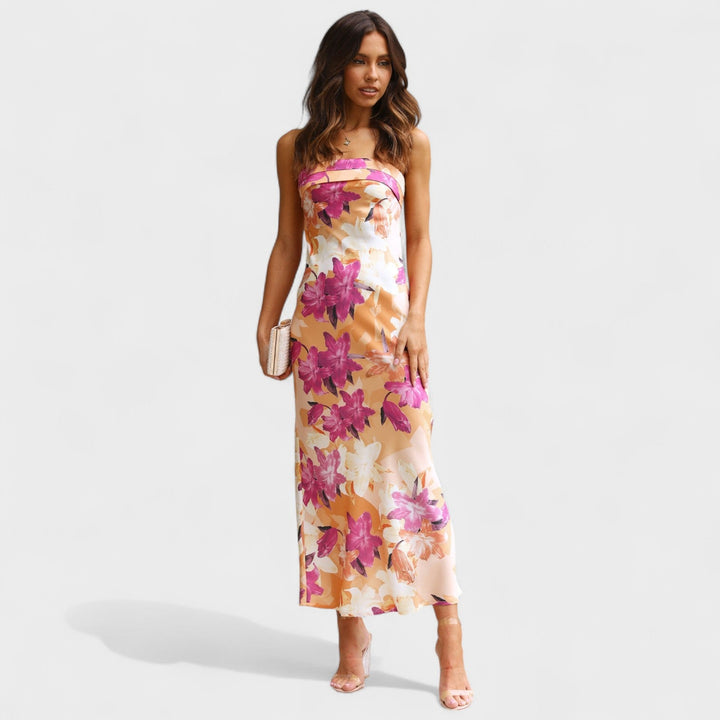Olivia Sydney - Sleeveless Satin Dress