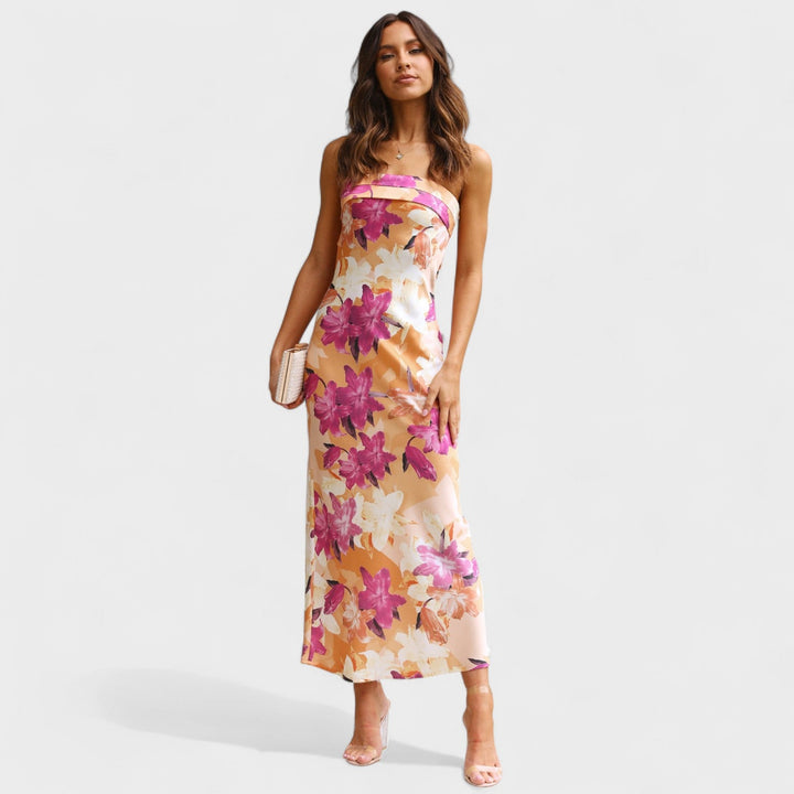 Olivia Sydney - Sleeveless Satin Dress