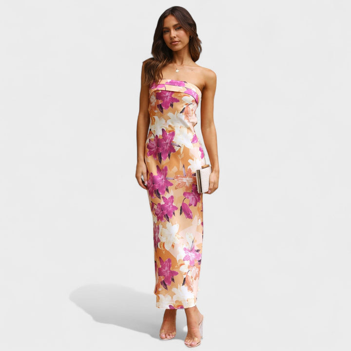 Olivia Sydney - Sleeveless Satin Dress