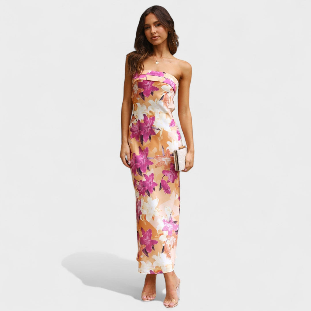 Olivia Sydney - Sleeveless Satin Dress