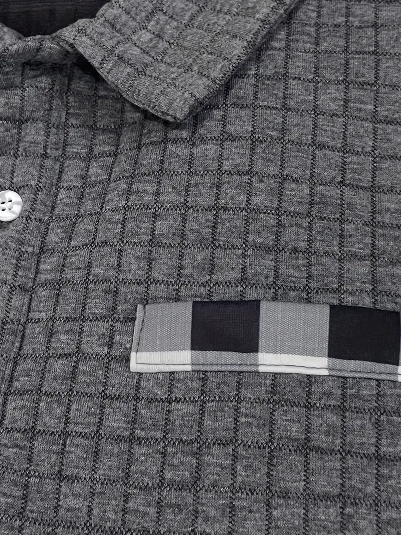 Olivia Sydney - Textured Polo Sweater