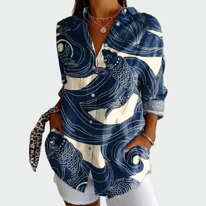 Olivia Sydney - Floral Print Stylish Shirt