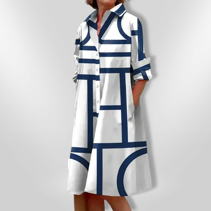 Olivia Sydney - Geometric Midi Dress