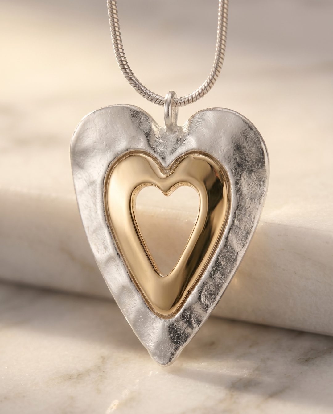 Olivia Sydney - Double Heart Necklace