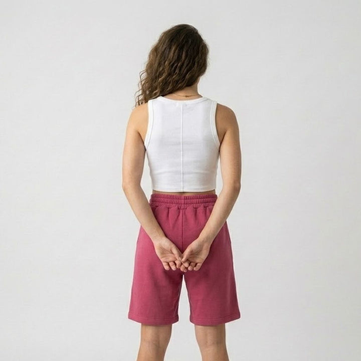 Olivia Sydney - Relaxed Fit Wide Leg Shorts with Elastic Waist