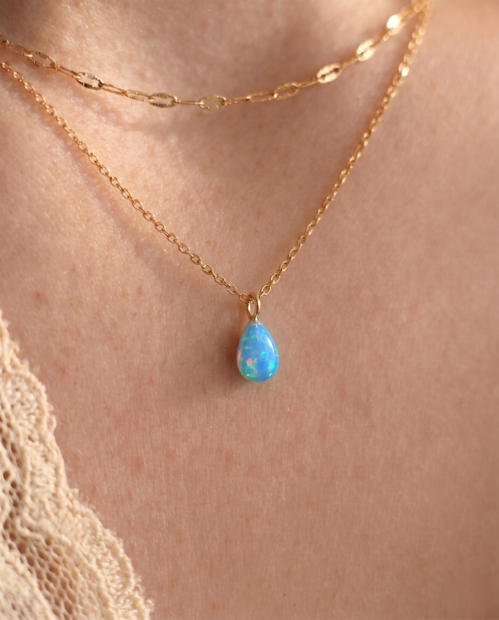 Olivia Sydney - Blue Drop Necklace