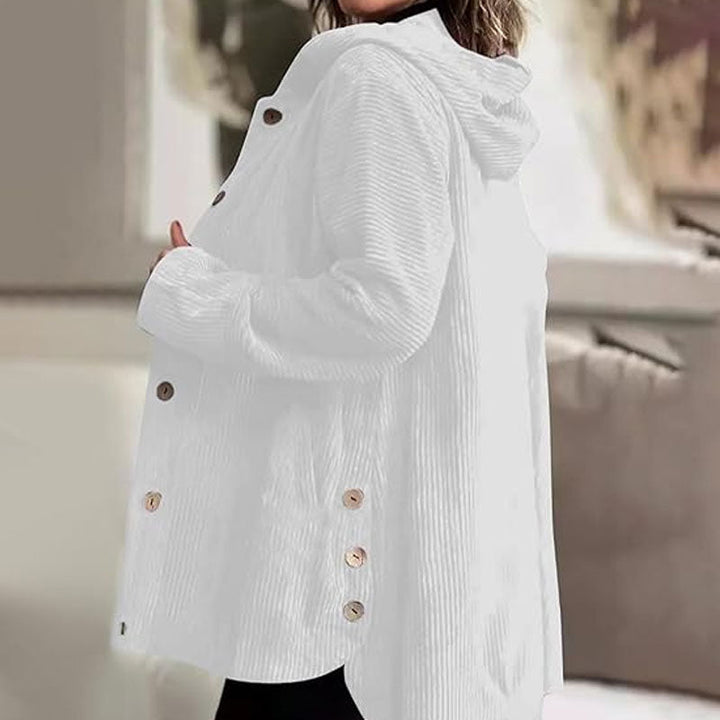 Olivia Sydney - Casual Corduroy Hoodie Jacket for Autumn