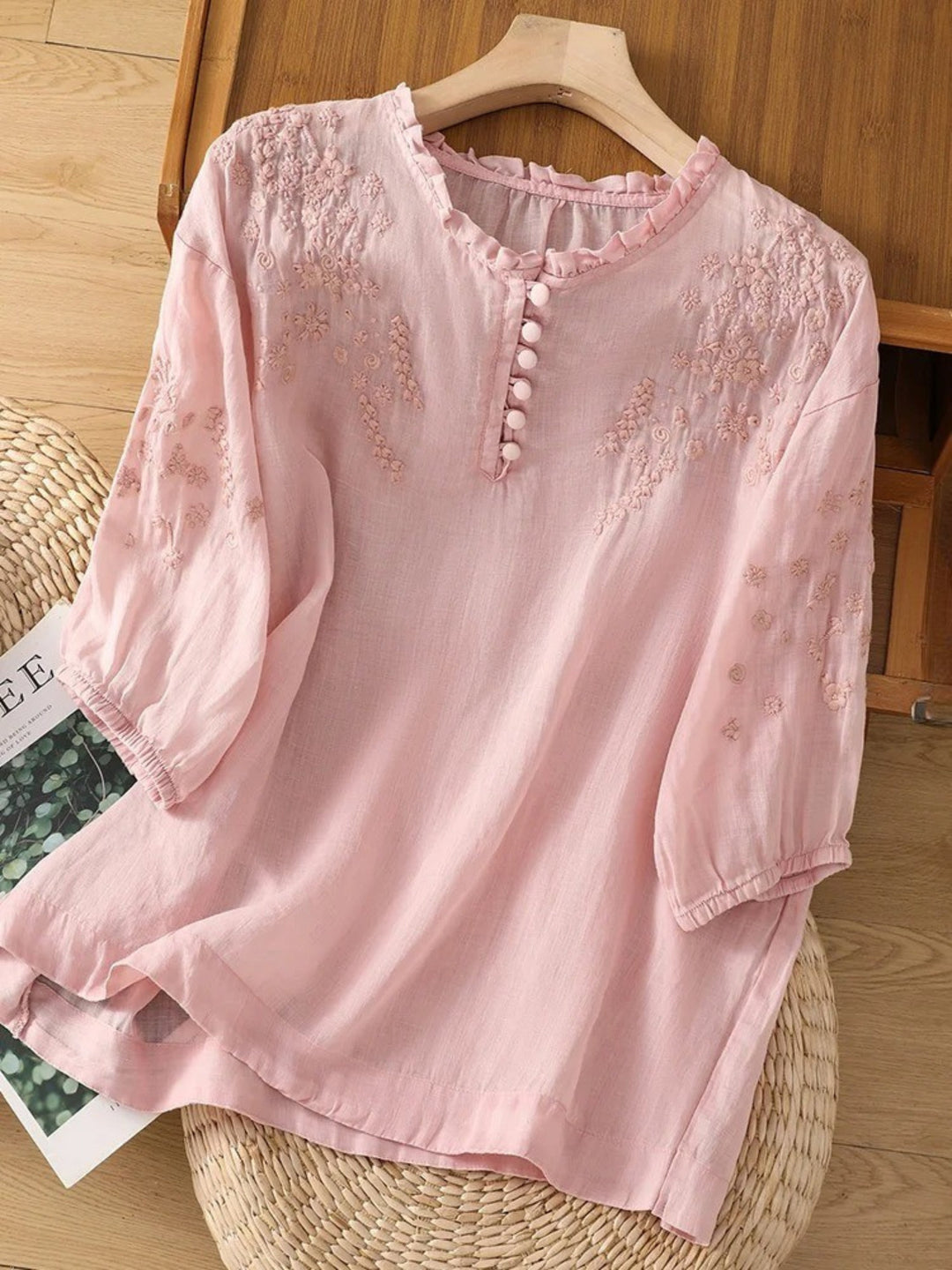 Olivia Sydney - Cotton and Linen Blouse