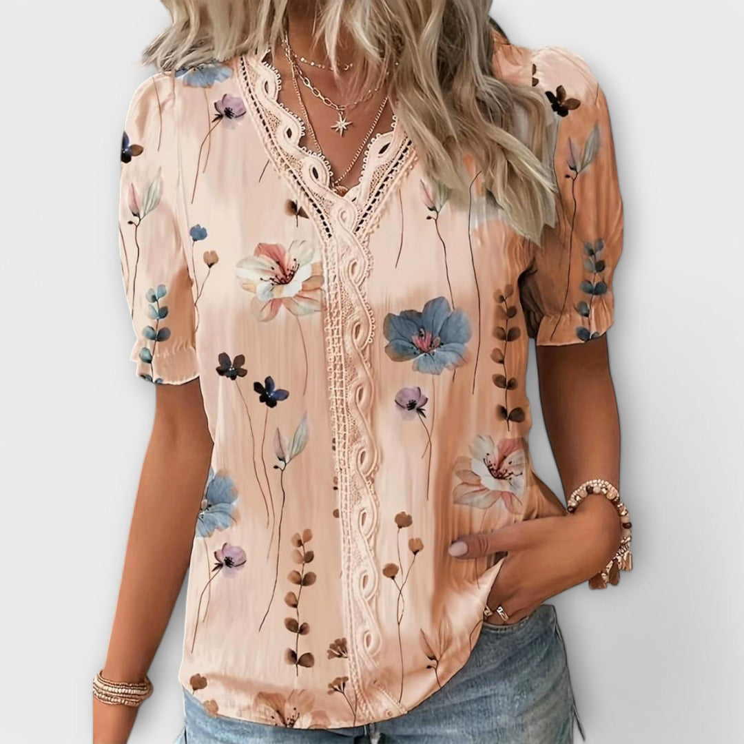 Olivia Sydney - V-Neck Blouse