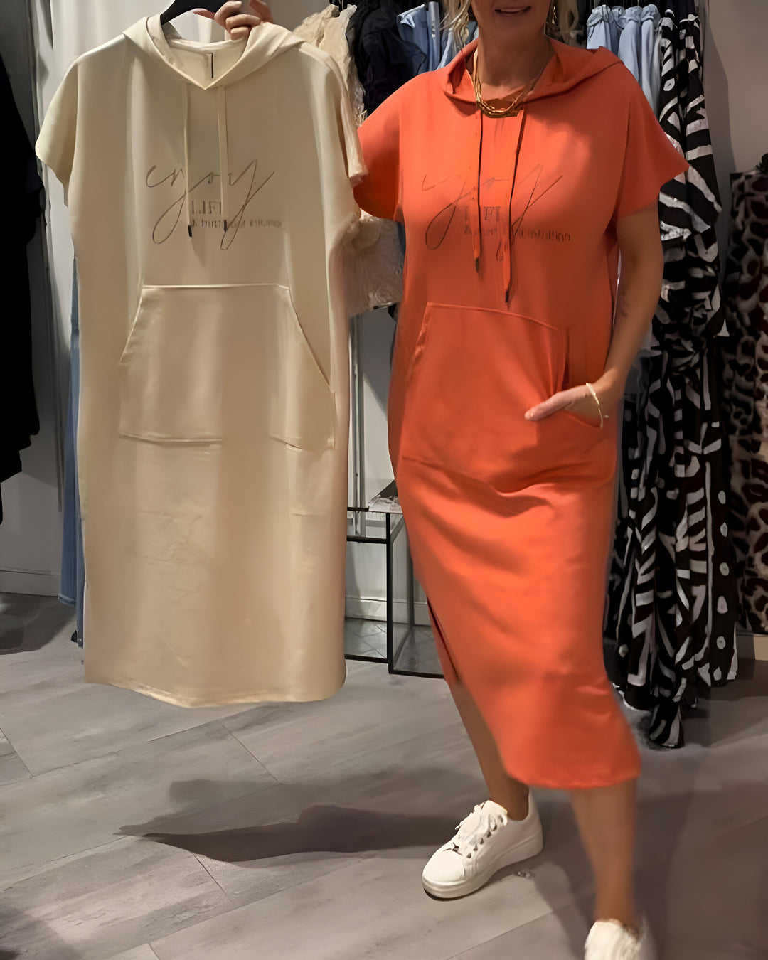Olivia Sydney - Casual Hoodie Dress