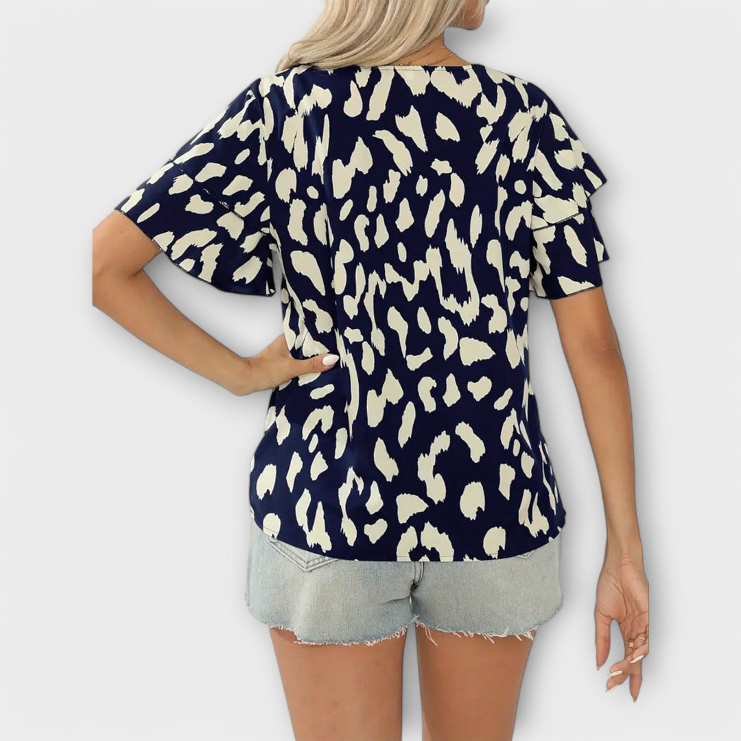 Olivia Sydney - Casual blouse with round neckline