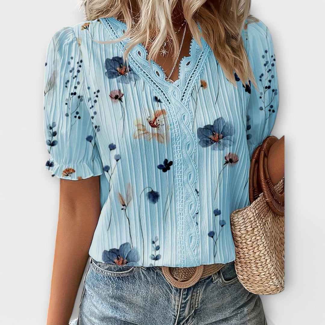 Olivia Sydney - V-Neck Blouse