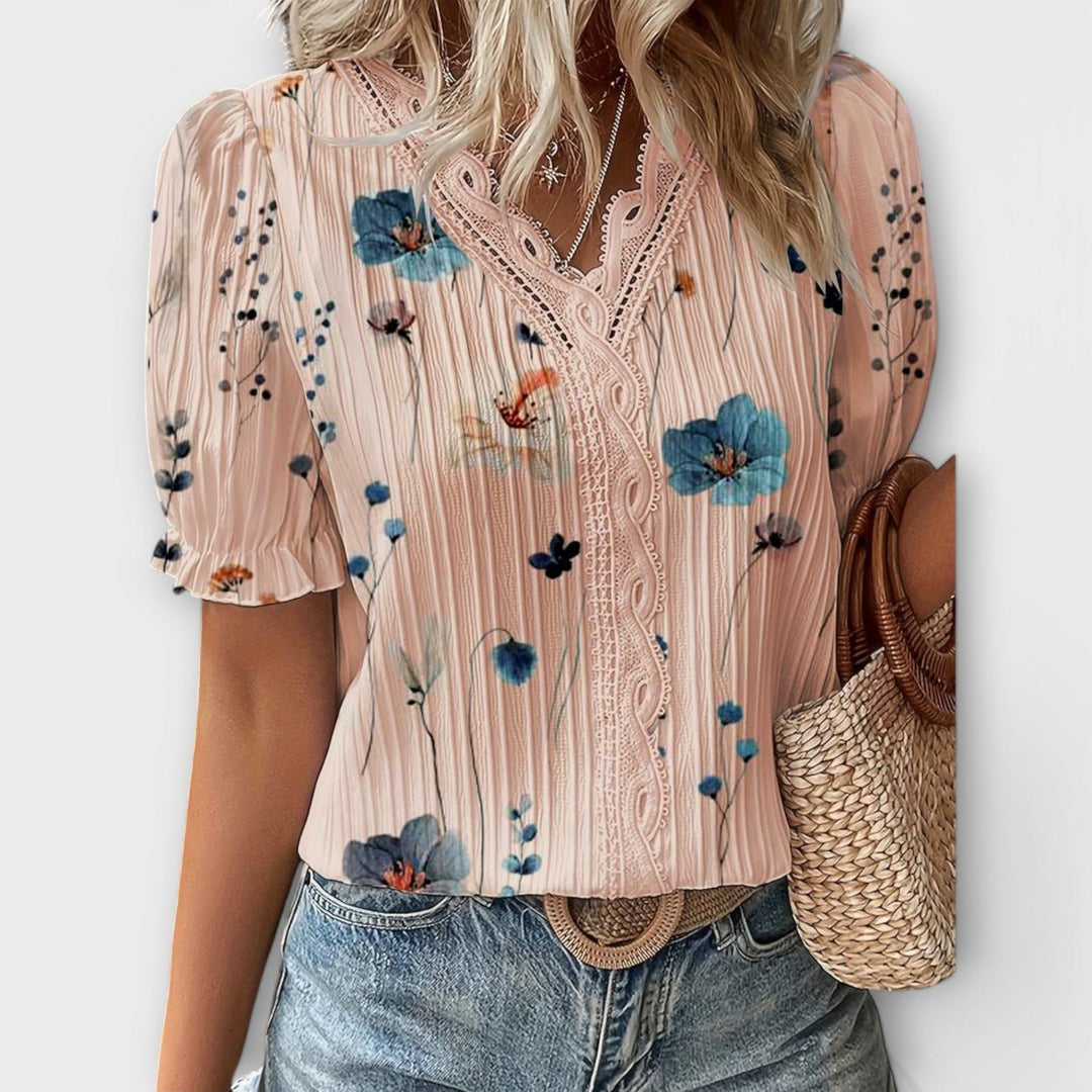 Olivia Sydney - V-Neck Blouse