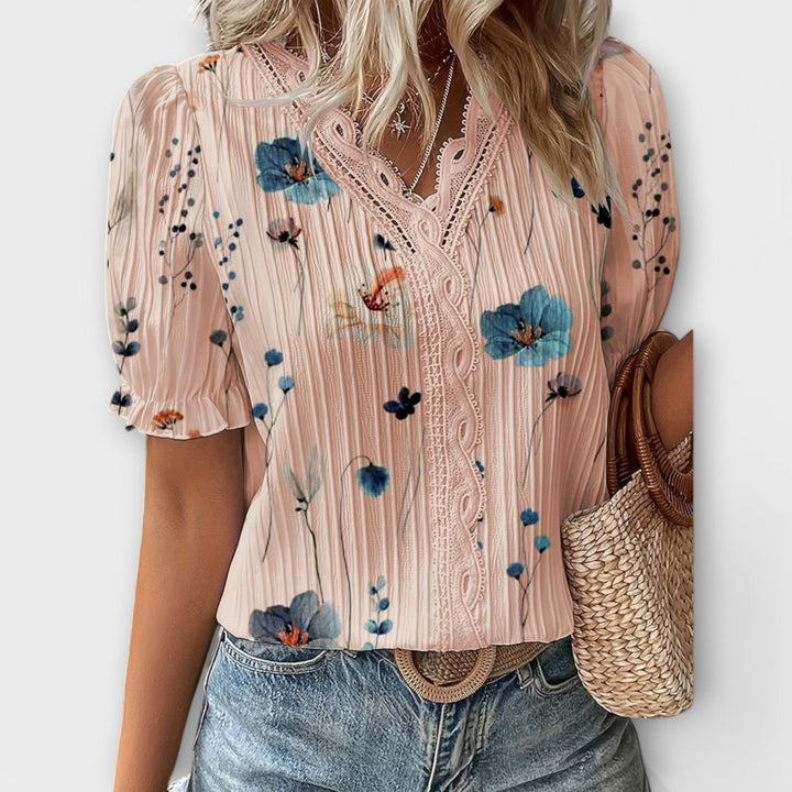 Olivia Sydney - V-Neck Blouse