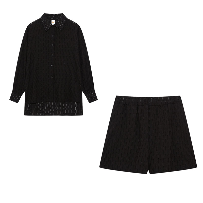 Olivia Sydney - Chic Shirt and Shorts Set
