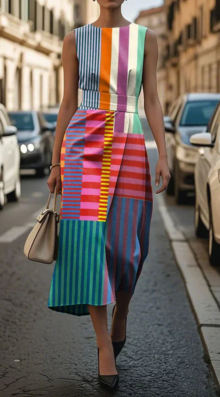 Olivia Sydney - Sleeveless Printed Dress