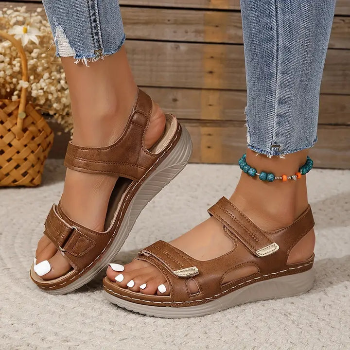 Olivia Sydney - orthopedic leather sandals for a pain-free walk