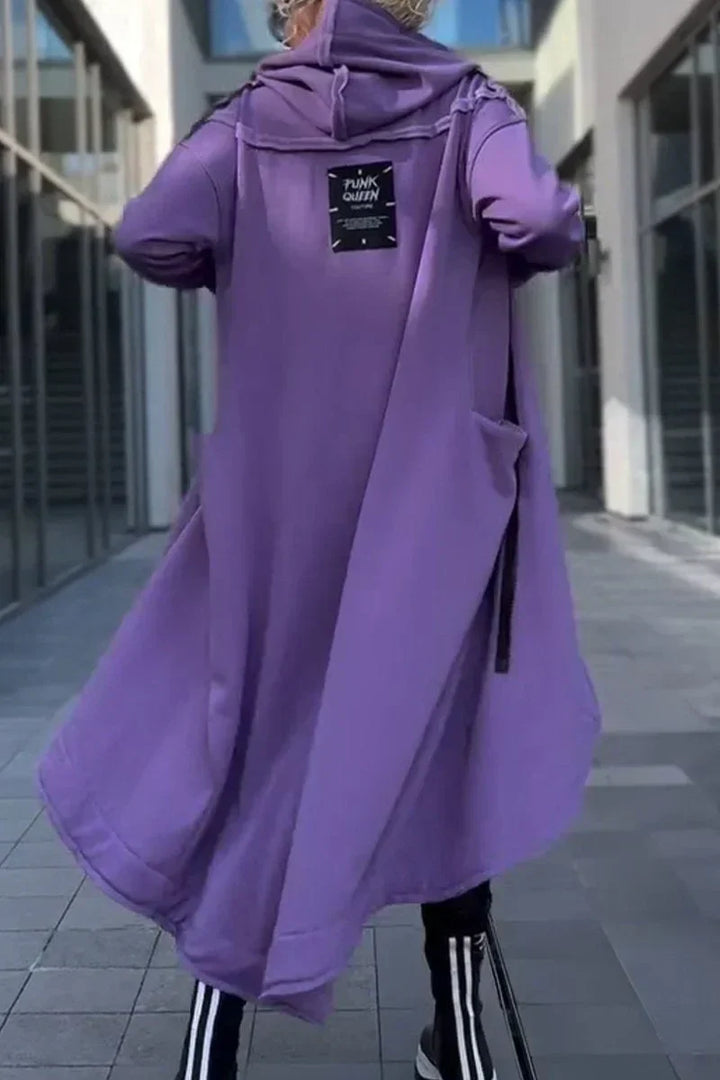 Olivia Sydney - Long Zippered Hoodie Made from Light and Breathable Fabrics