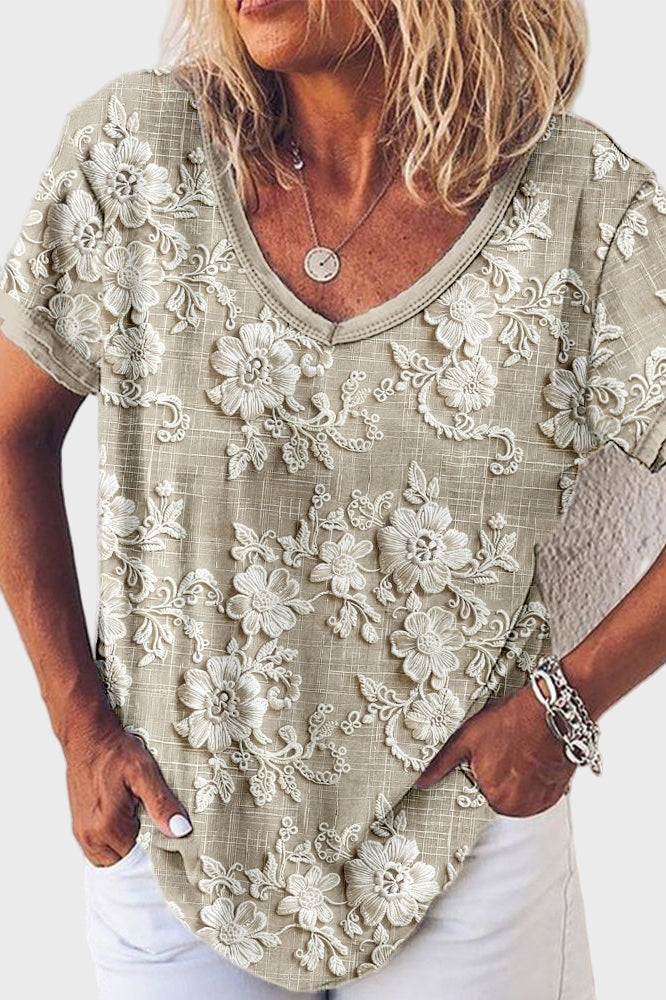 Olivia Sydney - Sunset Neckline Blouse