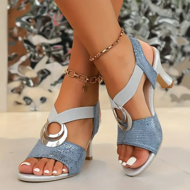 Olivia Sydney - elegant orthopedic high-heeled sandal