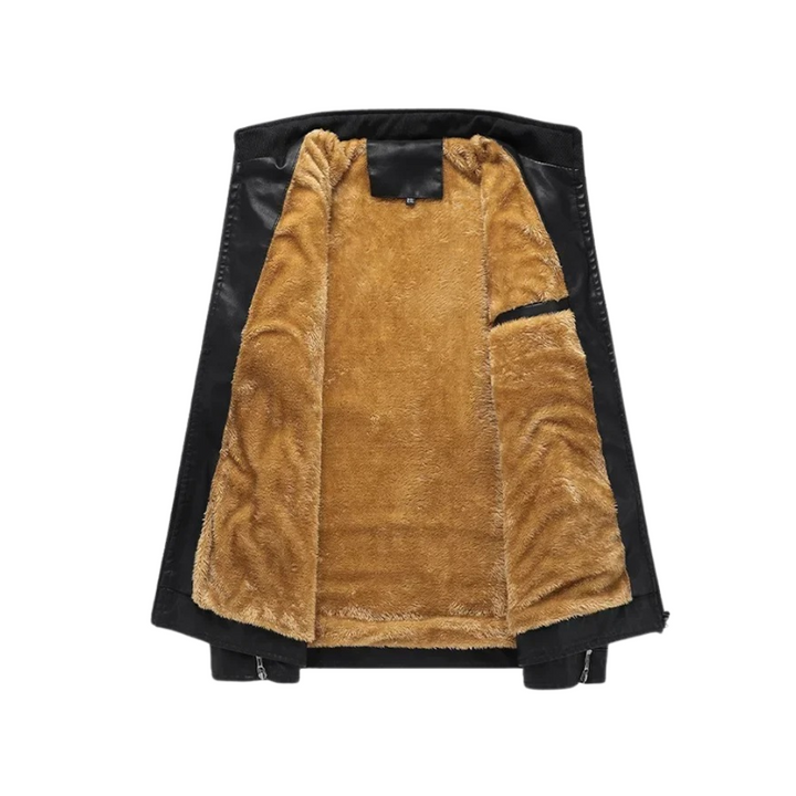Olivia Sydney - Retro Wool Lined Leather Jacket