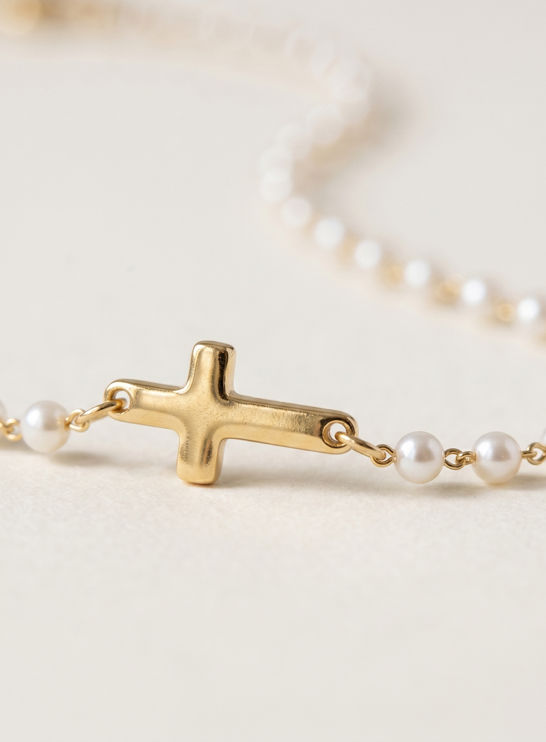 Olivia Sydney - Cross and Pearl Necklace