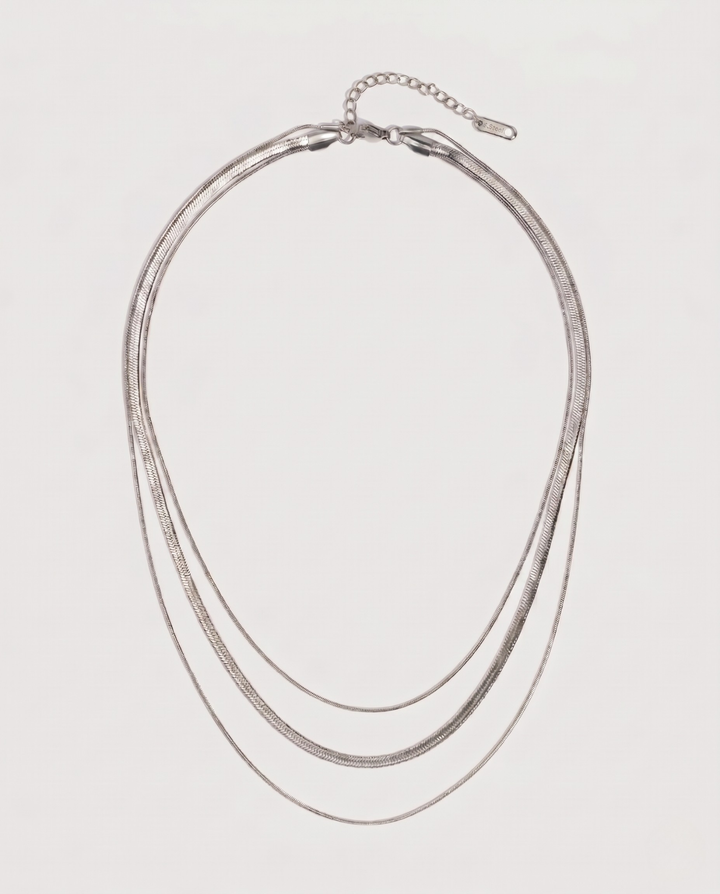 Olivia Sydney - Silver Layered Necklace