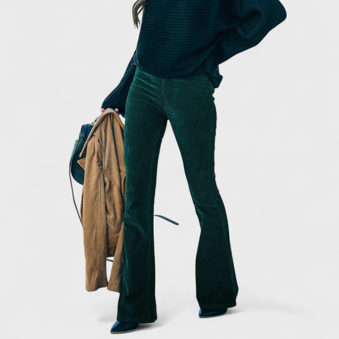 Olivia Sydney - Flared Corduroy Pants