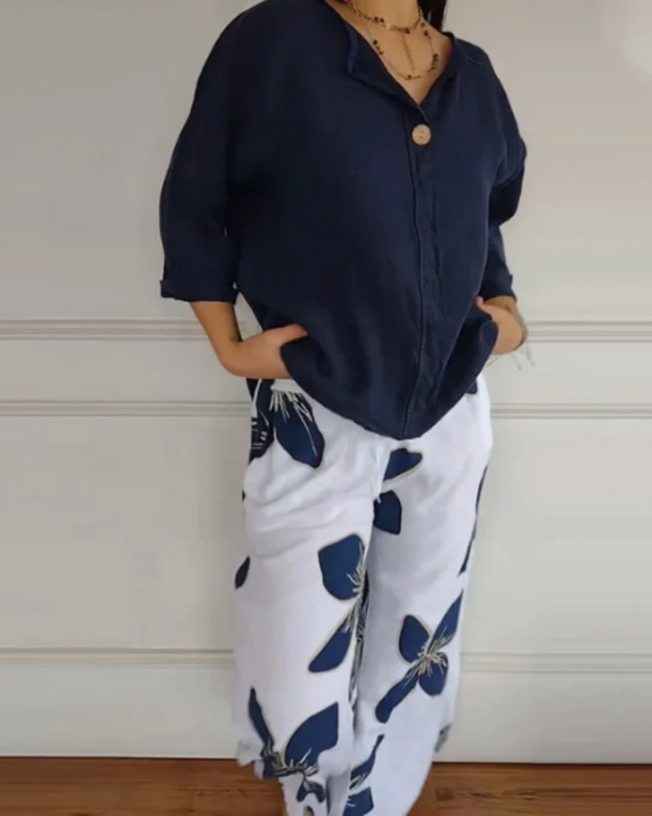 Olivia Sydney - Blouse and Pants Set