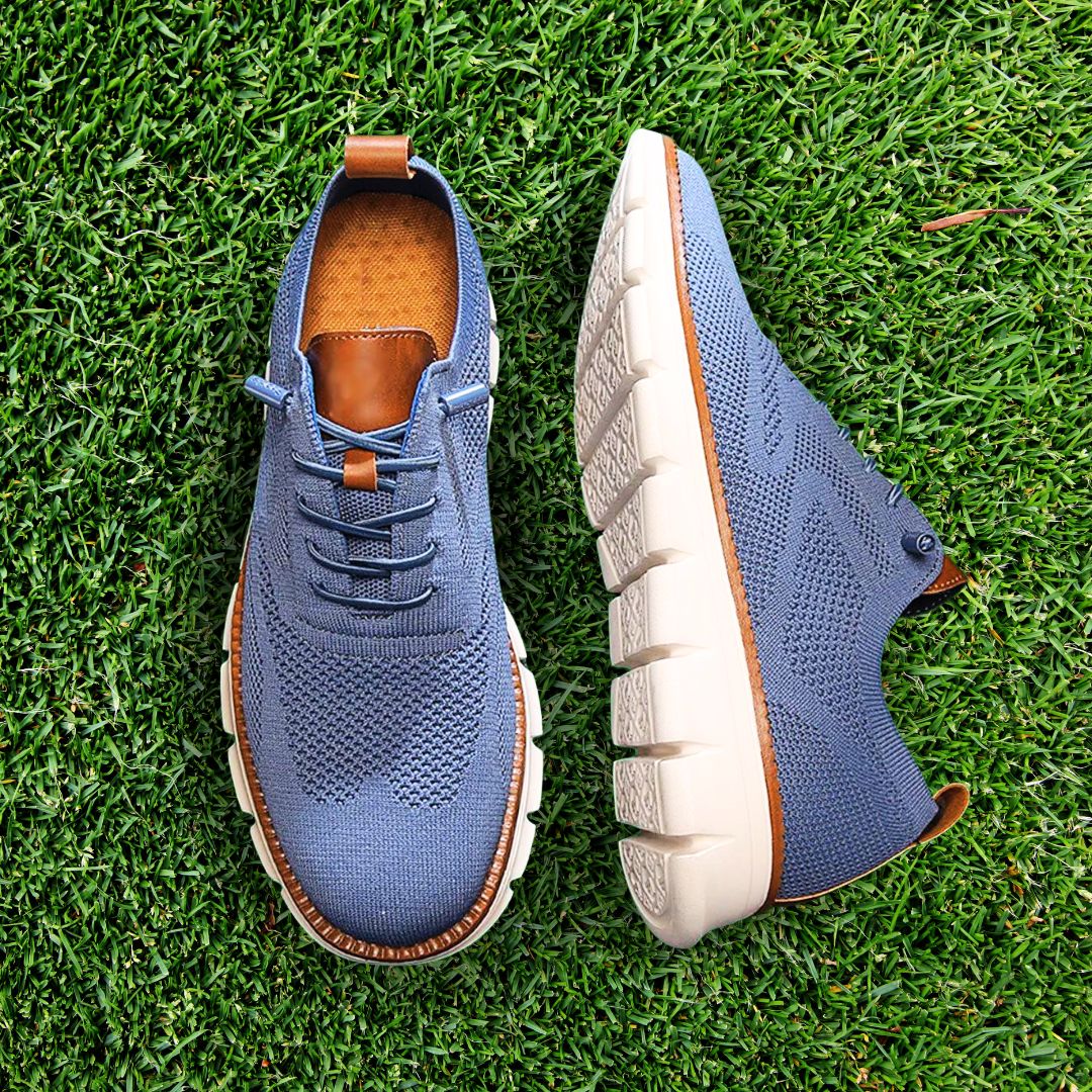 Olivia Sydney - Ultra-Comfortable Breathable Shoes in Blue-White