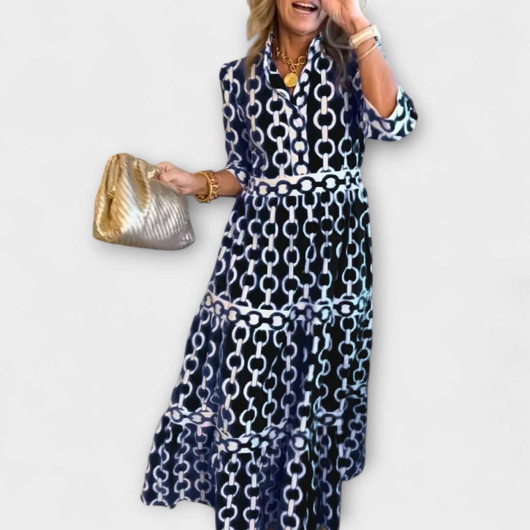 Olivia Sydney - Chain Detail Midi Dress