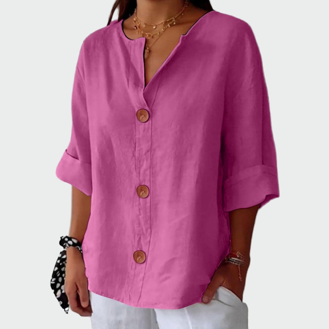 Olivia Sydney - Textured Casual Blouse