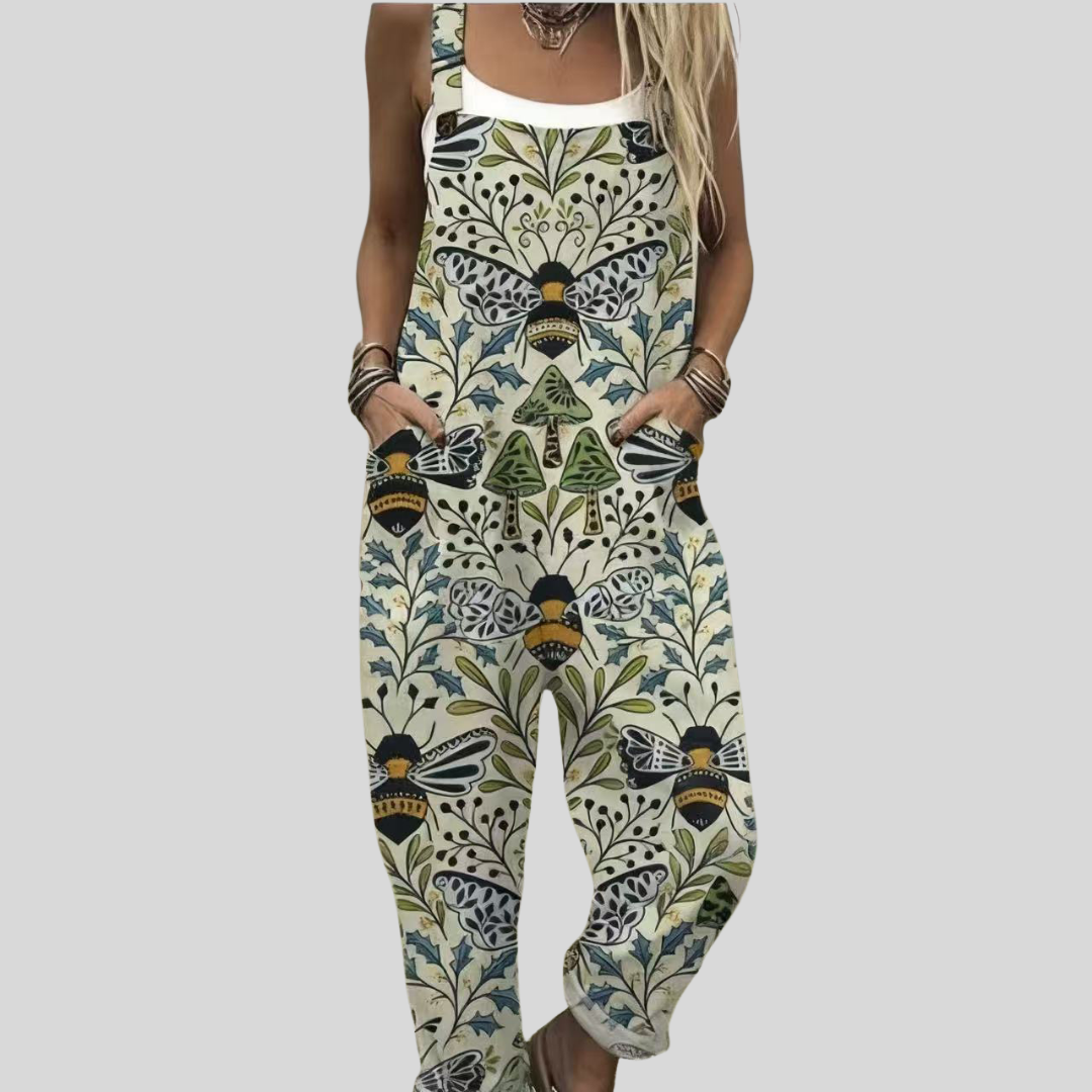 Olivia Sydney - Comfortable Printed Overall