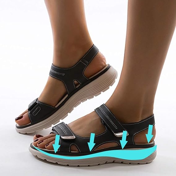 Olivia Sydney - orthopedic leather sandals for a pain-free walk