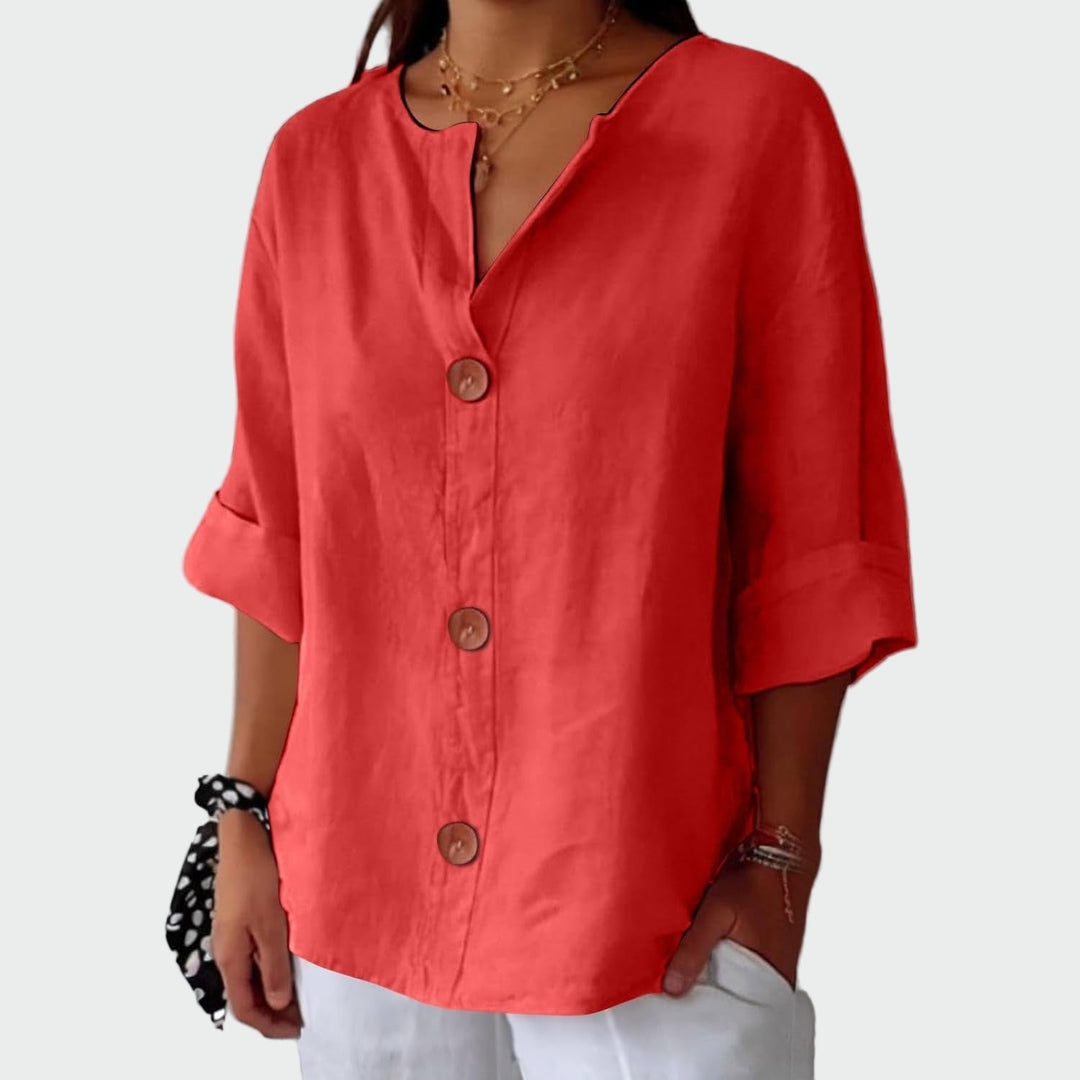 Olivia Sydney - Textured Casual Blouse