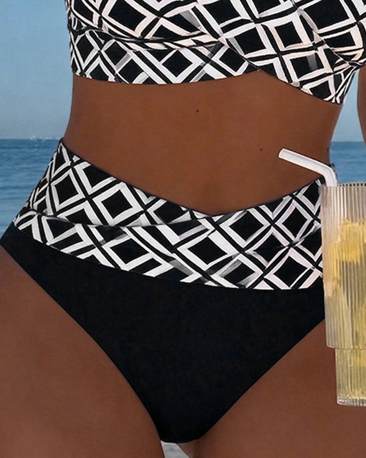 Olivia Sydney - High-Cut Printed Bikini
