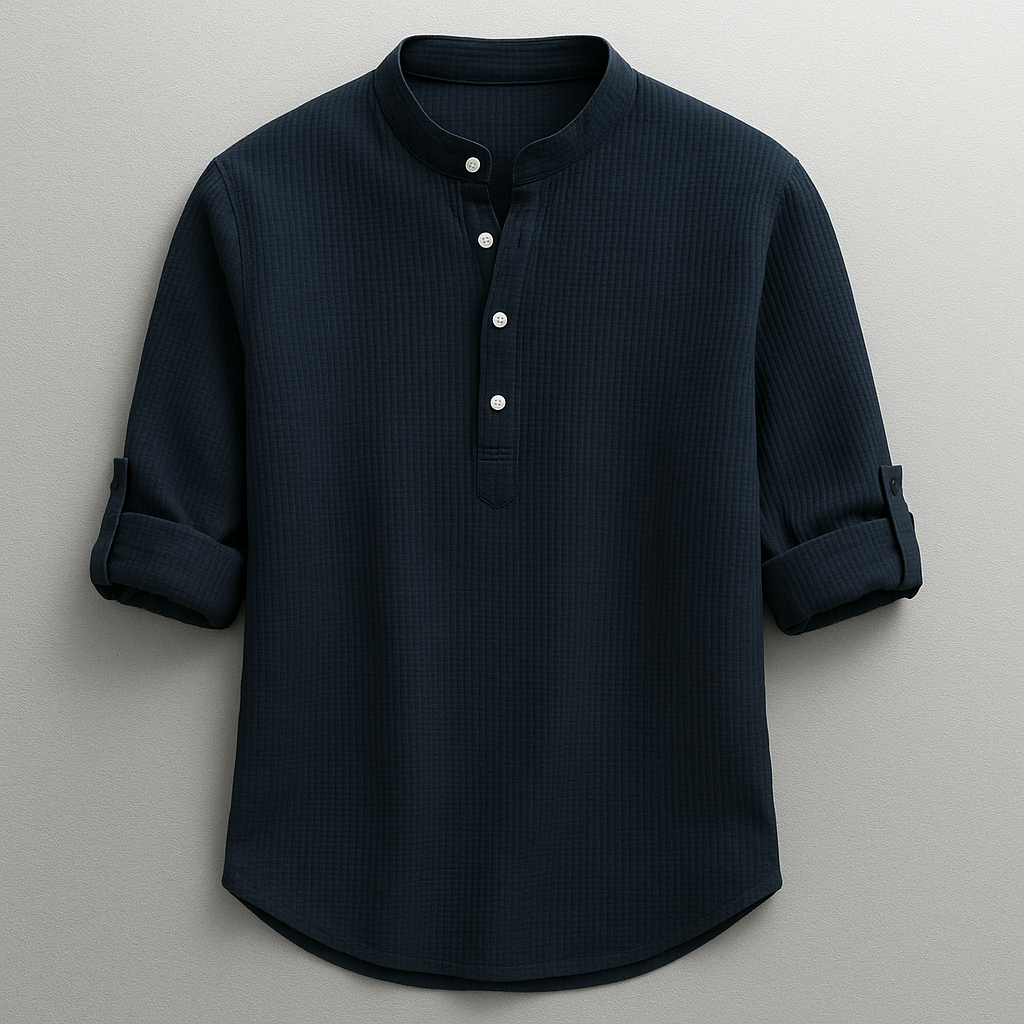 Olivia Sydney - Casual Henley Polo