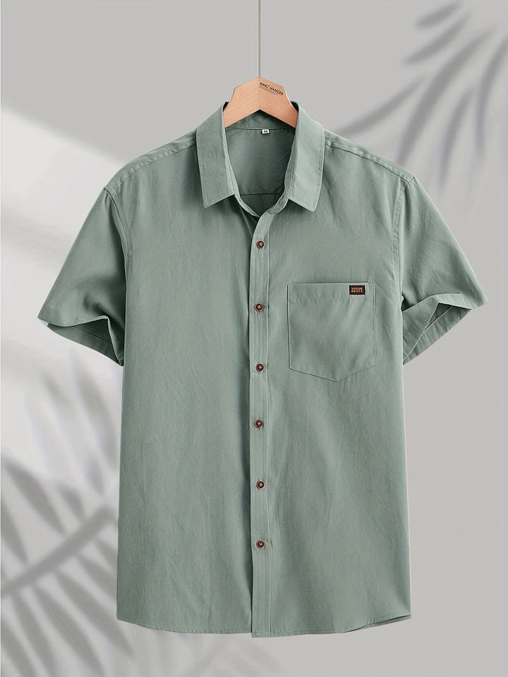 Olivia Sydney - Casual Short Sleeve Cotton Shirt