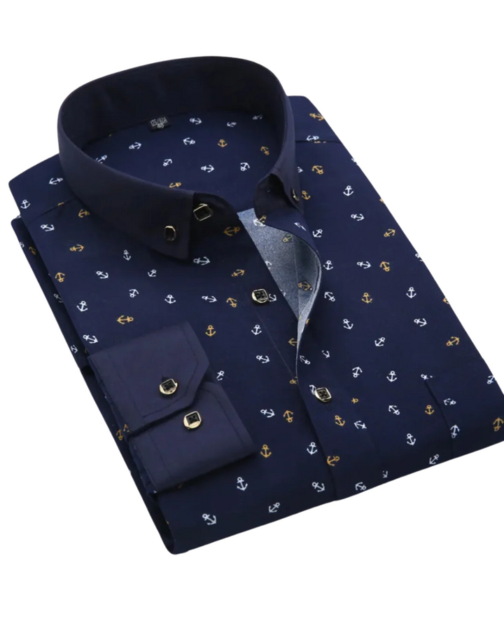 Olivia Sydney - Nautical Print Shirt