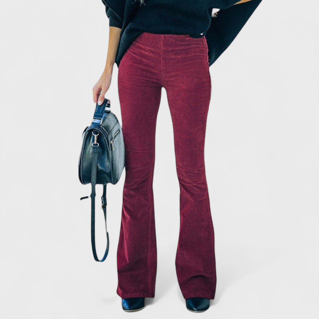Olivia Sydney - Flared Corduroy Pants