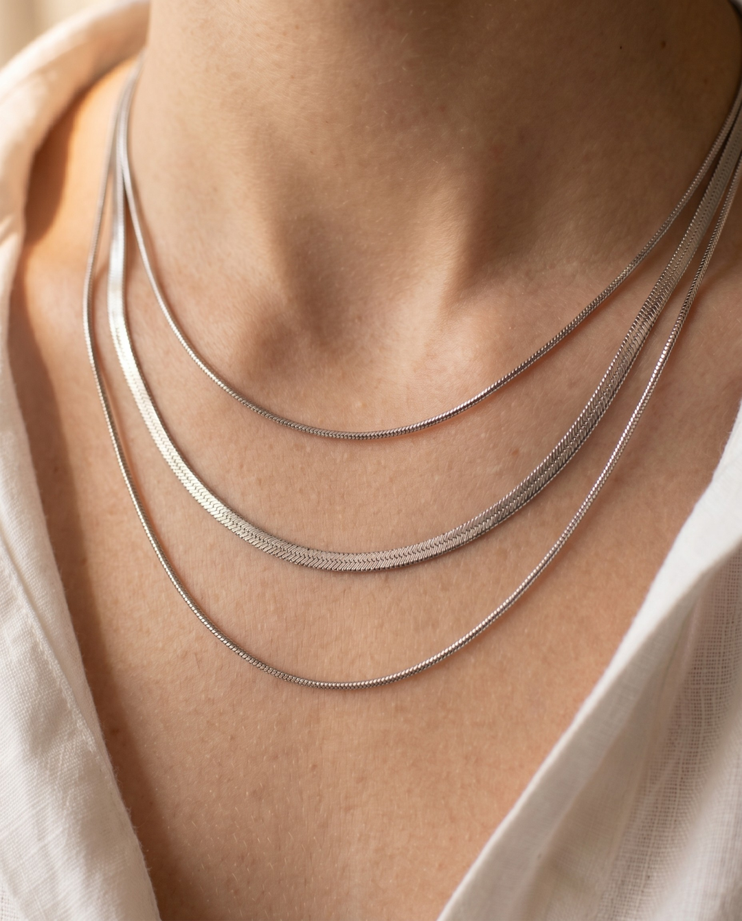 Olivia Sydney - Silver Layered Necklace
